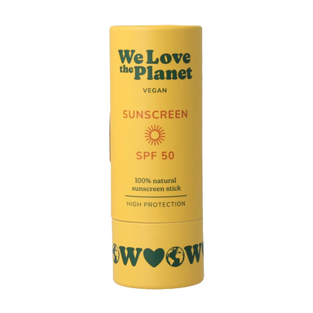 We Love The Planet <BR> zonnebrandstick <BR> SPF 50