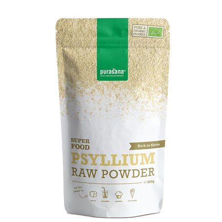 Purasana <BR> Psyllium poeder <BR> 200 gram