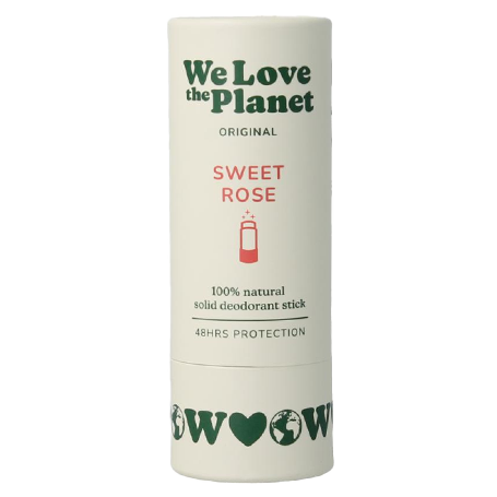 We Love The Planet Sweet Rose deodorant stick 40 gram