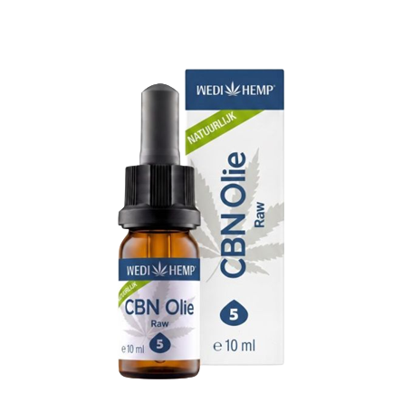 Wedihemp CBN olie Raw 5% breed-spectrum 10 ml