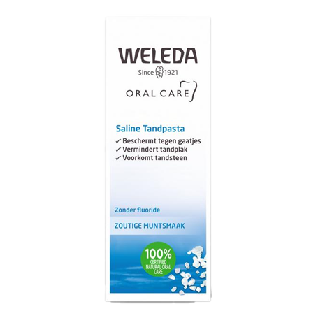Weleda <br> Saline Tandpasta <br> zonder fluoride