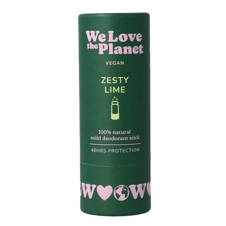 We Love The Planet Zesty Lime deodorant stick 40 gram