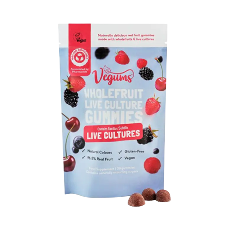 Vegums Wholefruit Probiotica Gummies 30 stuks