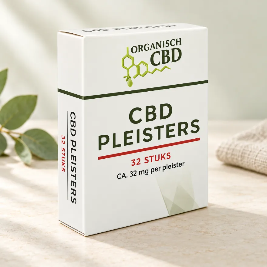 Verpakking CBD pleisters van Organisch CBD