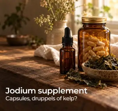 Jodium supplement kiezen: capsules, druppels of kelp
