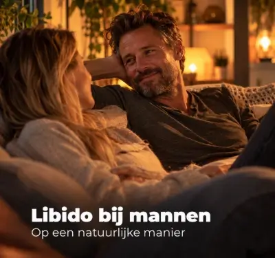 Man en vrouw ontspannen op de bank, libido bij mannen op een natuurlijke manier