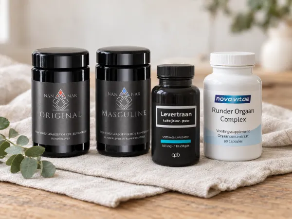 Organen capsules en orgaan supplementen